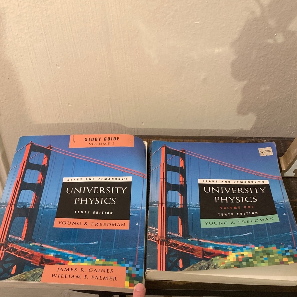 University Physics Textbook Set Young and Freedman Volume One Tenth Edition